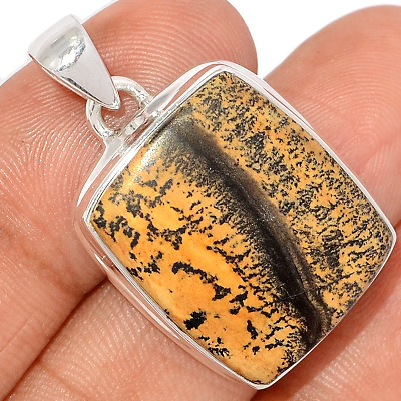 1.2" Paint Brush Jasper Pendants - PBPP84