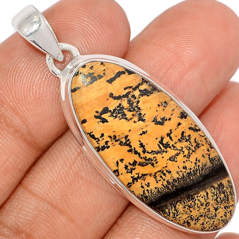 1.8" Paint Brush Jasper Pendants - PBPP86