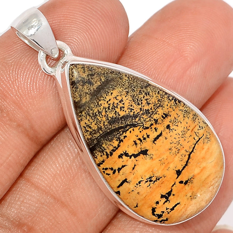 1.6" Paint Brush Jasper Pendants - PBPP89