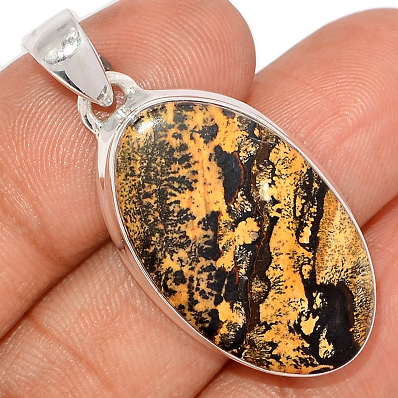 1.5" Paint Brush Jasper Pendants - PBPP92