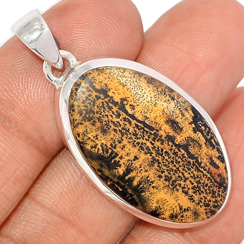 1.6" Paint Brush Jasper Pendants - PBPP96