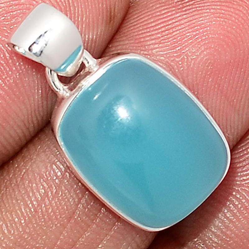 0.8" Paraiba Chalcedony Pendants - PCDP243