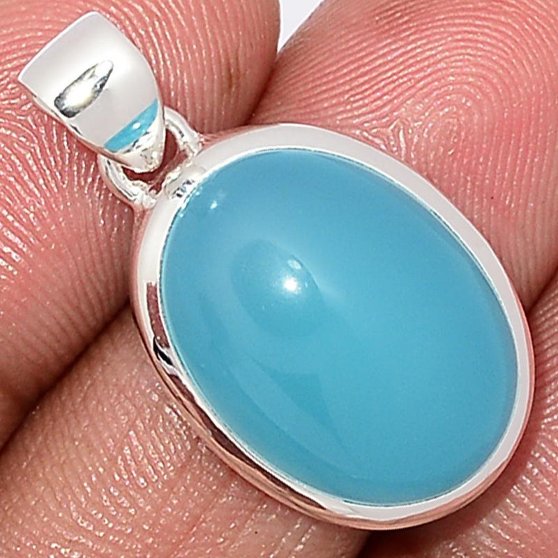 1.1" Paraiba Chalcedony Pendants - PCDP258