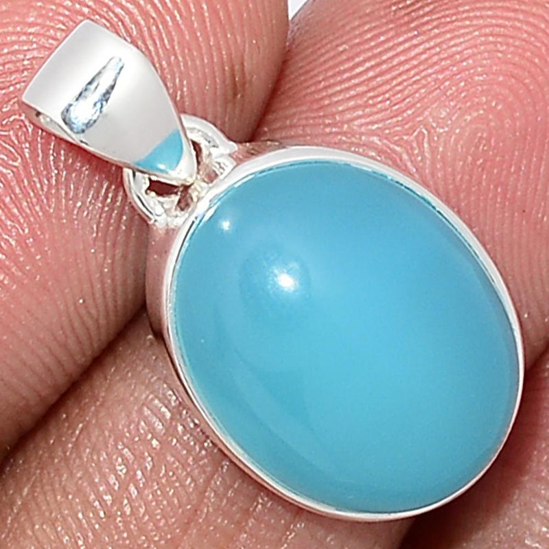 0.8" Paraiba Chalcedony Pendants - PCDP264