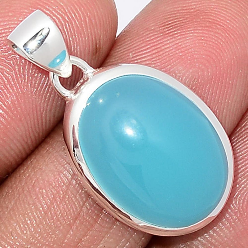 1.1" Paraiba Chalcedony Pendants - PCDP266