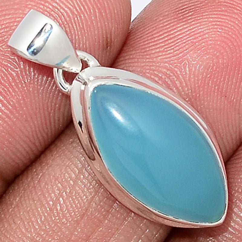 1.1" Paraiba Chalcedony Pendants - PCDP274