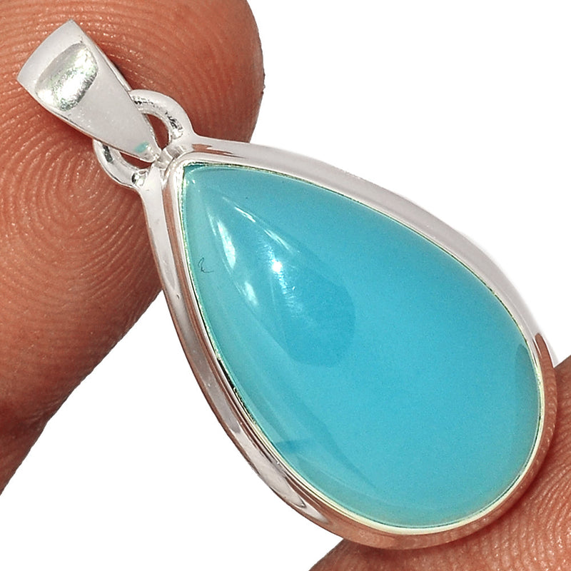 1.3" Paraiba Chalcedony Pendants - PCDP341