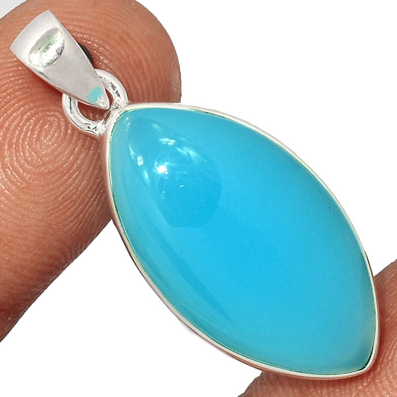 1.6" Paraiba Chalcedony Pendants - PCDP347