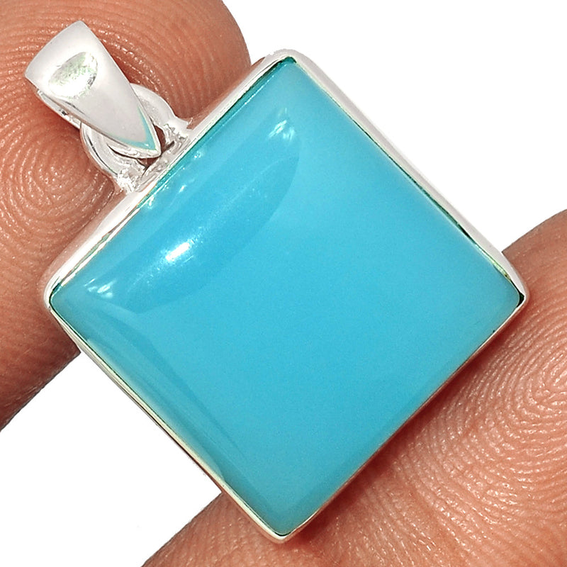 1.2" Paraiba Chalcedony Pendants - PCDP354