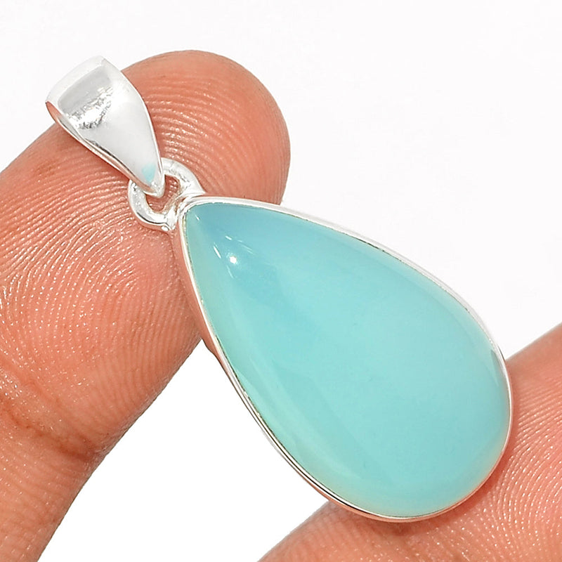 1.5" Paraiba Chalcedony Pendants - PCDP366