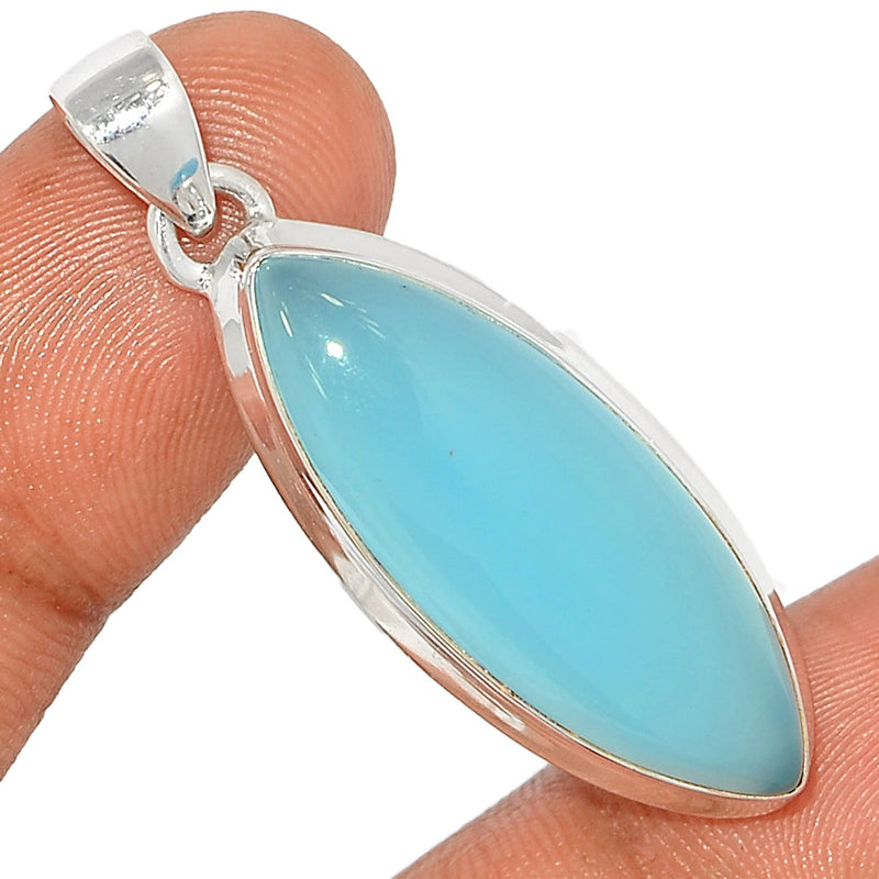1.7" Paraiba Chalcedony Pendants - PCDP367