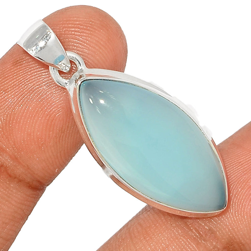1.5" Paraiba Chalcedony Pendants - PCDP368