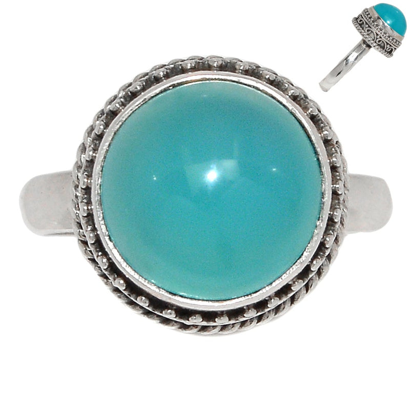 Fine Filigree - Paraiba Chalcedony Ring - PCDR339