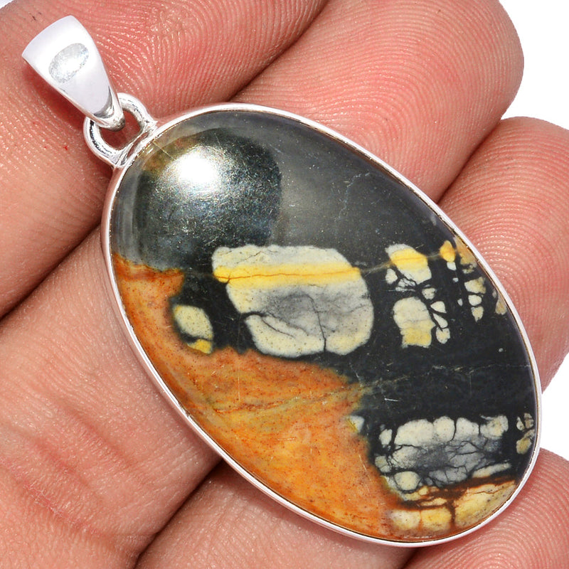 1.8" Picasso Jasper Pendants - PCJP191