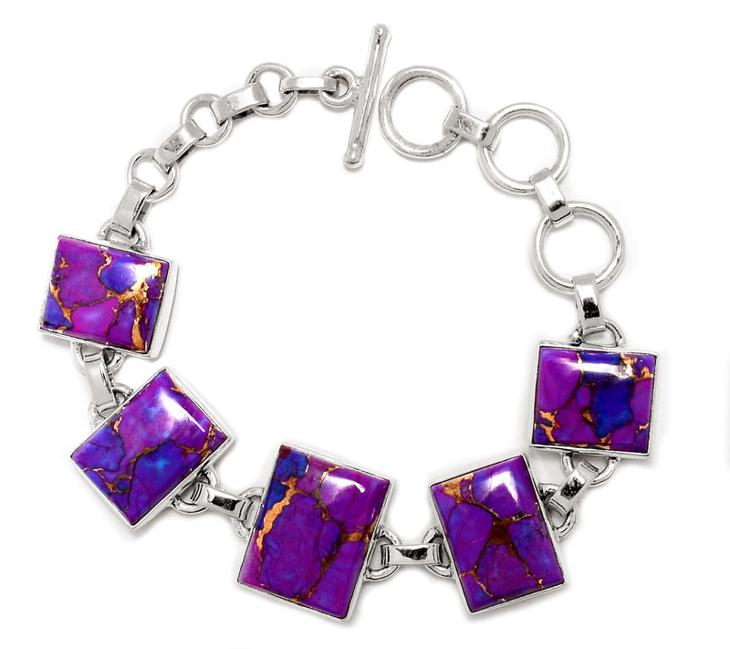 Purple Copper Turquoise Bracelets - PCTB151