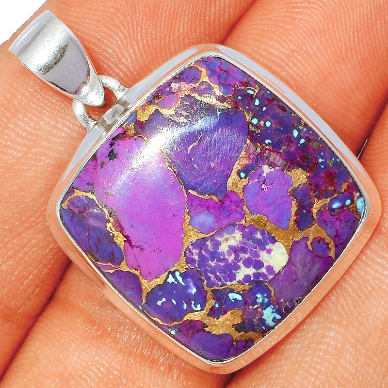 1.3" Purple Copper Turquoise Pendants - PCTP2165