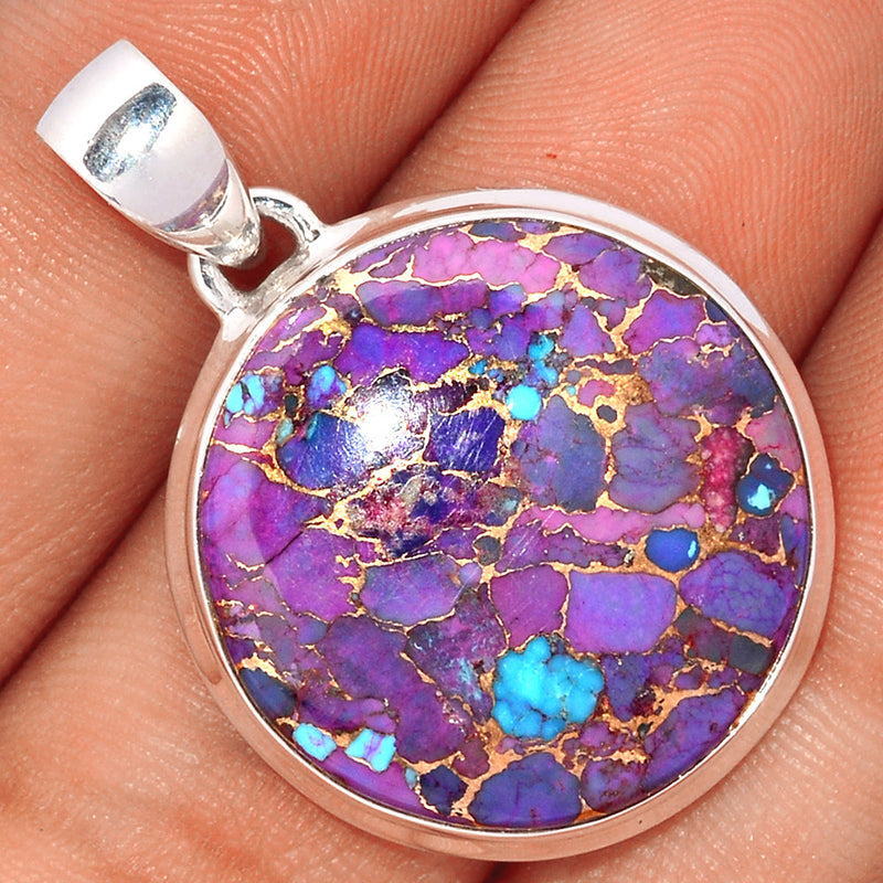 1.3" Purple Copper Turquoise Pendants - PCTP2206