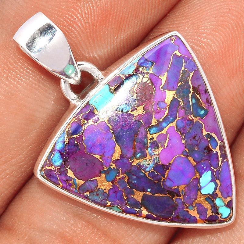 1.5" Purple Copper Turquoise Pendants - PCTP2213