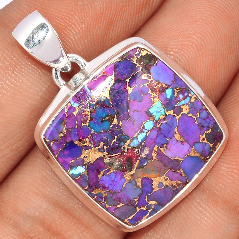 1.3" Purple Copper Turquoise Pendants - PCTP2219