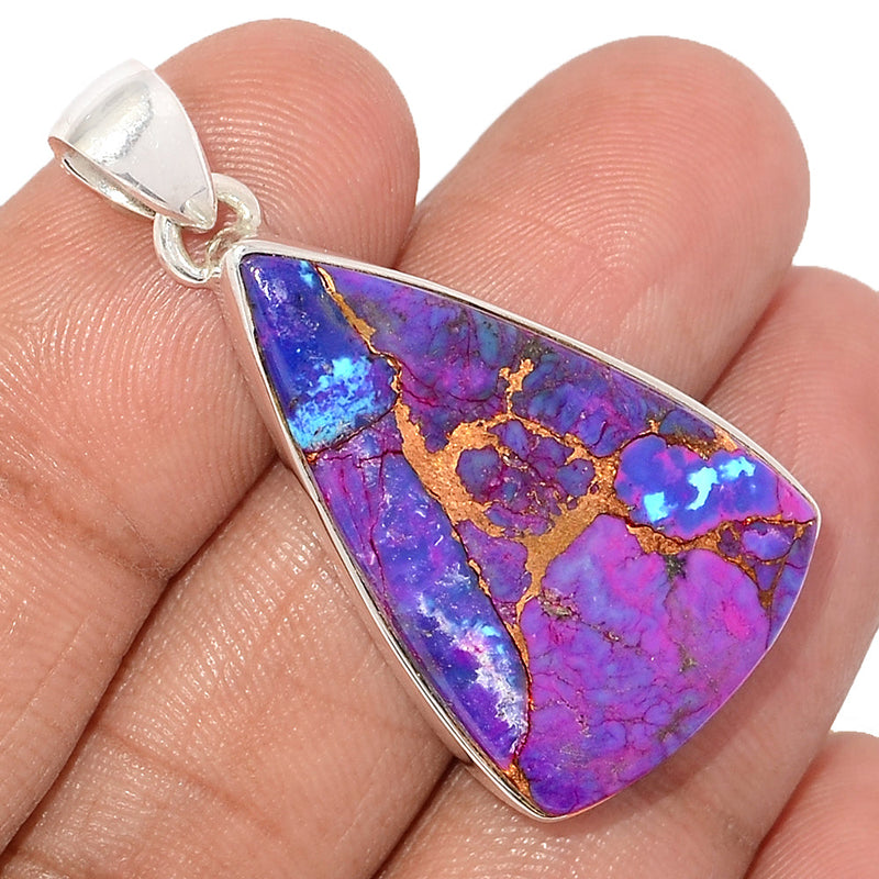 1.6" Purple Copper Turquoise Pendants - PCTP2241