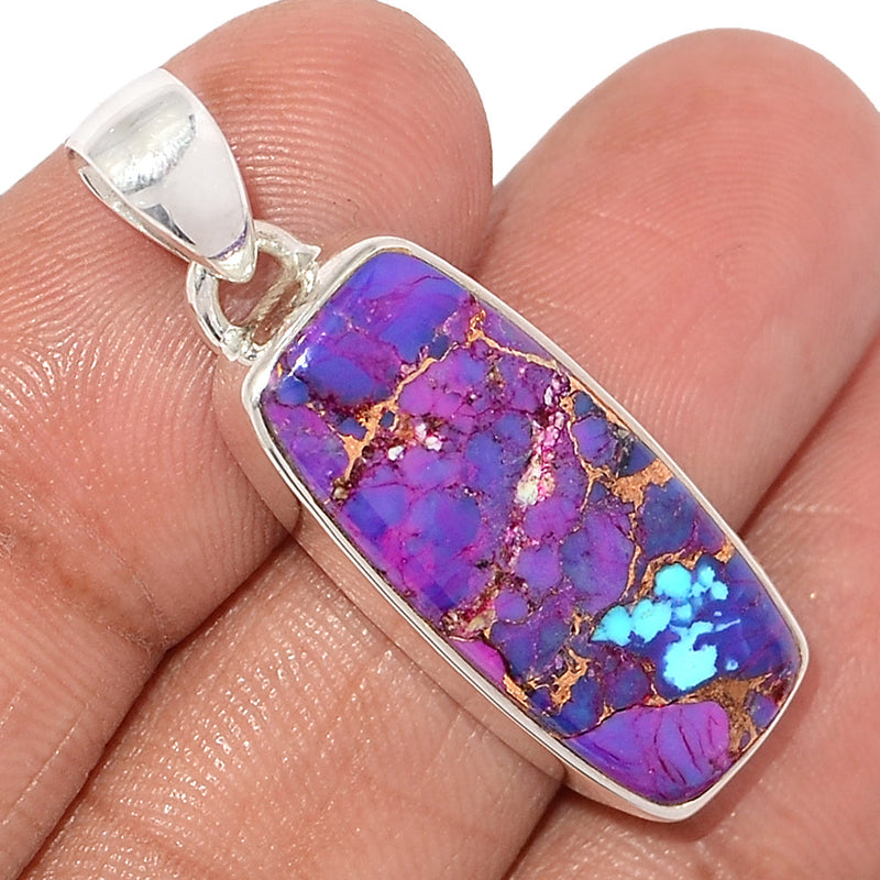 1.5" Purple Copper Turquoise Pendants - PCTP2245