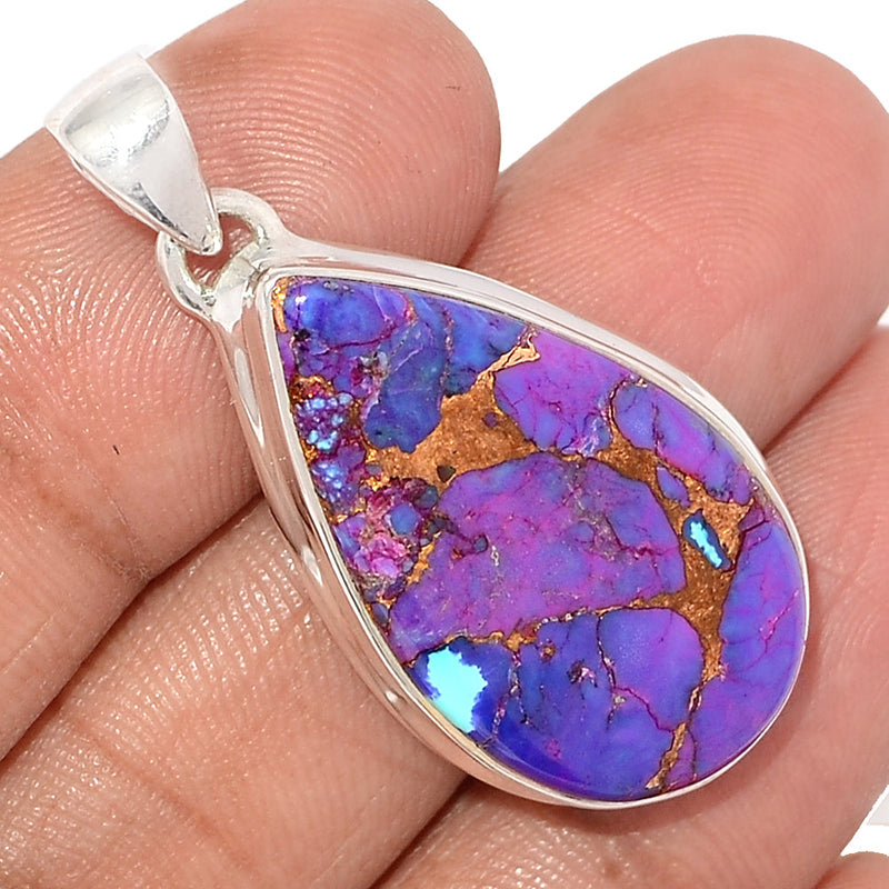1.6" Purple Copper Turquoise Pendants - PCTP2250