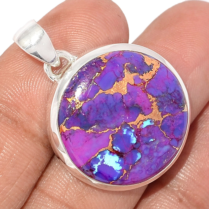 1.3" Purple Copper Turquoise Pendants - PCTP2253
