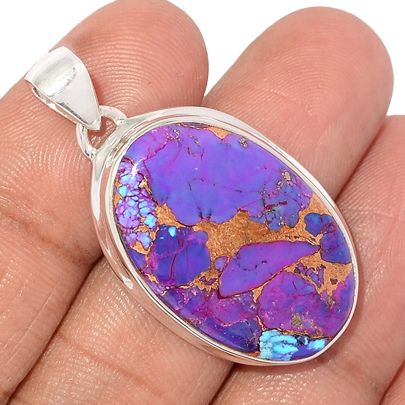 1.6" Purple Copper Turquoise Pendants - PCTP2254