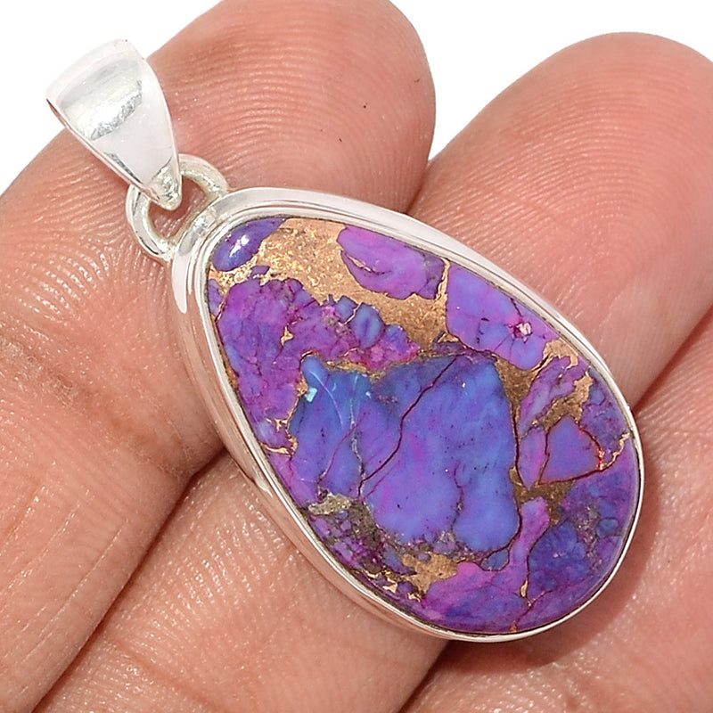 1.5" Purple Copper Turquoise Pendants - PCTP2260