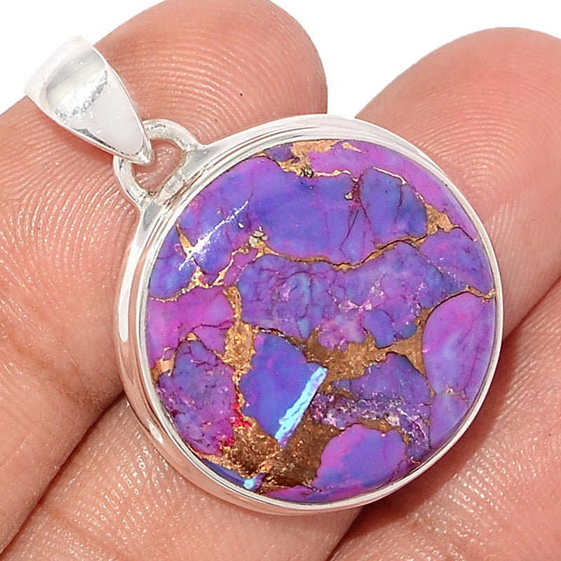 1.3" Purple Copper Turquoise Pendants - PCTP2263
