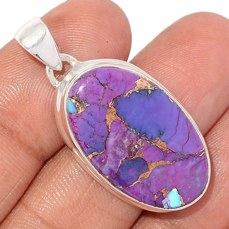 1.5" Purple Copper Turquoise Pendants - PCTP2264
