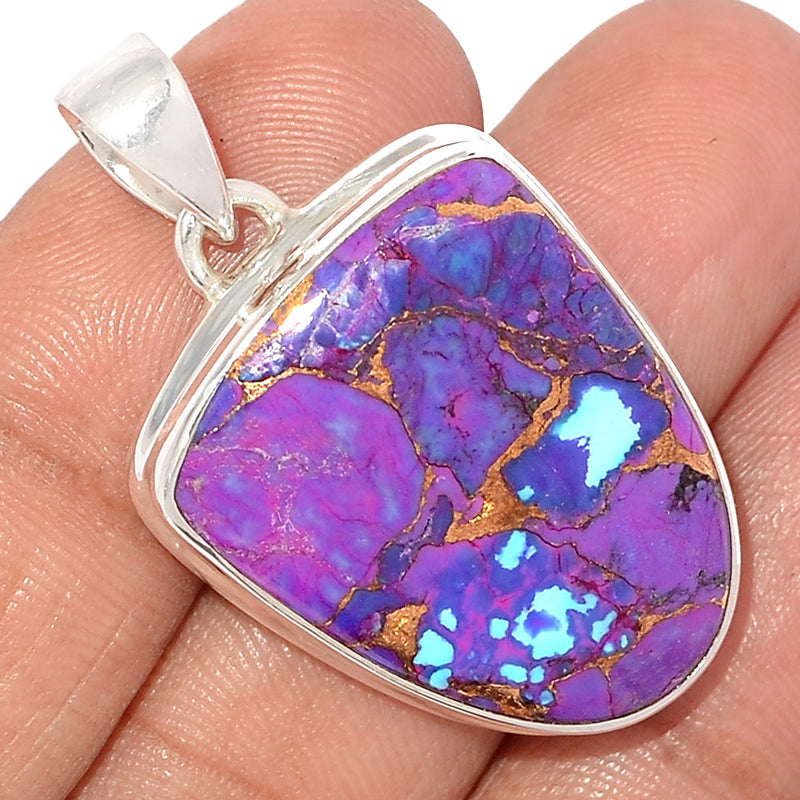 1.5" Purple Copper Turquoise Pendants - PCTP2269