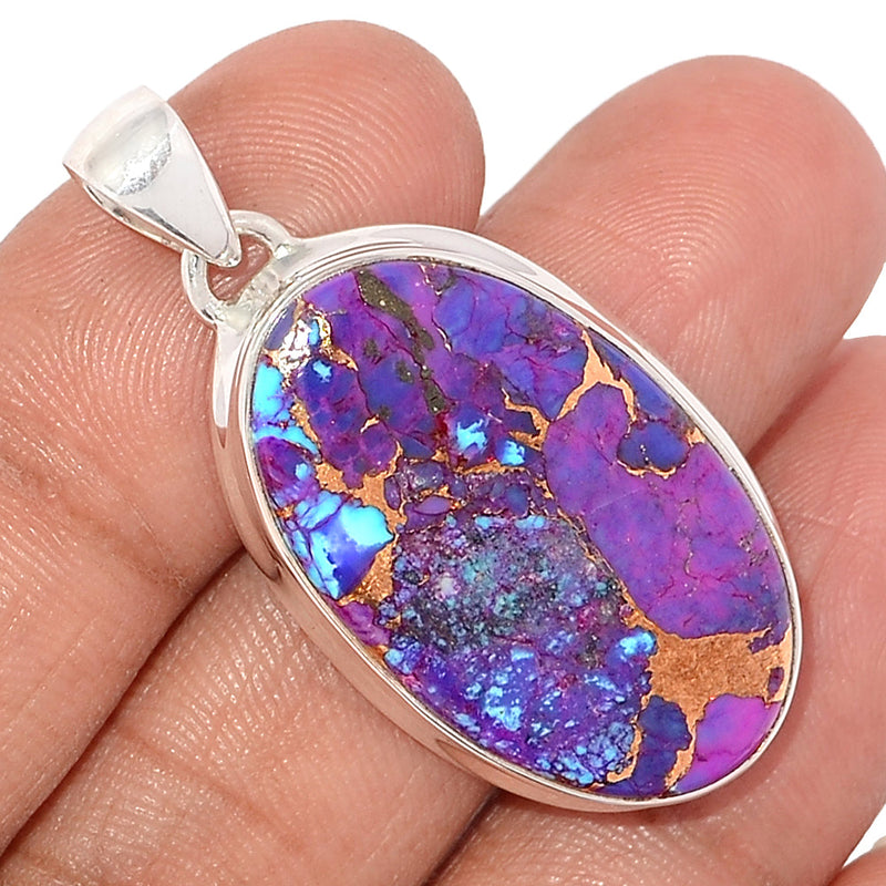 1.6" Purple Copper Turquoise Pendants - PCTP2278