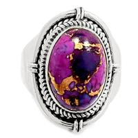 Purple Copper Turquoise Ring - PCTR117