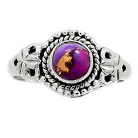 Purple Copper Turquoise Ring - PCTR125