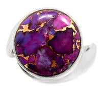 Purple Copper Turquoise Ring - PCTR131