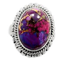 Purple Copper Turquoise Ring - PCTR154