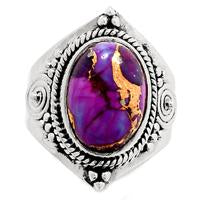 Purple Copper Turquoise Ring - PCTR155