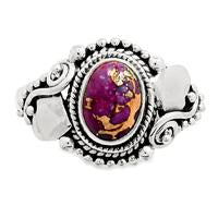 Purple Copper Turquoise Ring - PCTR166