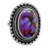 Purple Copper Turquoise Ring - PCTR16