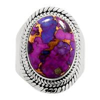 Purple Copper Turquoise Ring - PCTR181