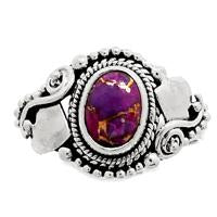 Purple Copper Turquoise Ring - PCTR190