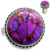 Purple Copper Turquoise Ring - PCTR193