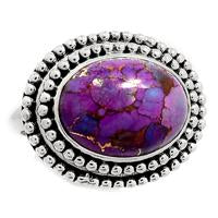 Purple Copper Turquoise Ring - PCTR197