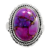 Purple Copper Turquoise Ring - PCTR204