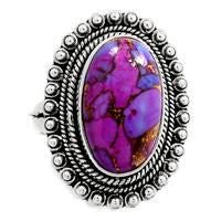 Purple Copper Turquoise Ring - PCTR210