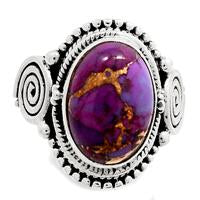 Purple Copper Turquoise Ring - PCTR237