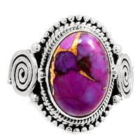 Purple Copper Turquoise Ring - PCTR24