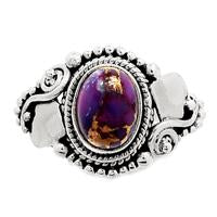 Purple Copper Turquoise Ring - PCTR259