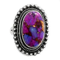 Purple Copper Turquoise Ring - PCTR287